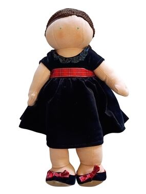 Waldorf Montessori ​Pottery Barn Kids HOPE Plush Soft Doll 16" Brown Hair